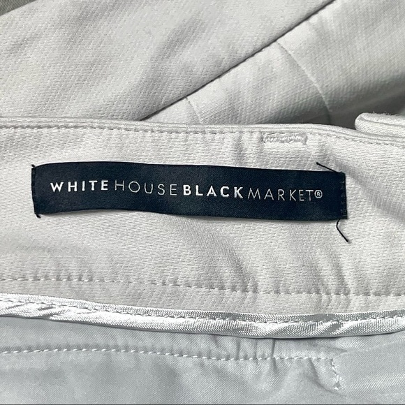 White House Black Market The Slim Crop Dress Pants Cuffed Ankle Pant 4 - Picture 14 of 14